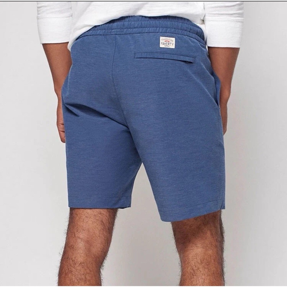 Faherty L122611 Pull On All Day 8 Inch Short Navy Men's Size XL